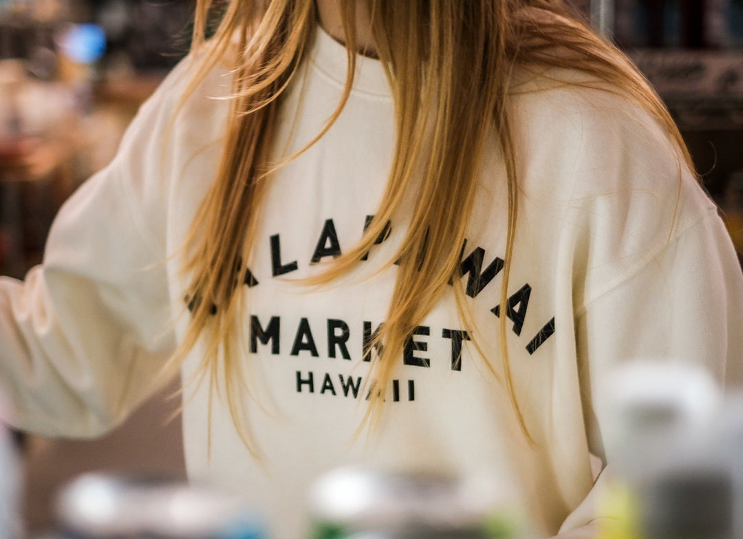 Blue 84 pullover sweatshirt Ivory