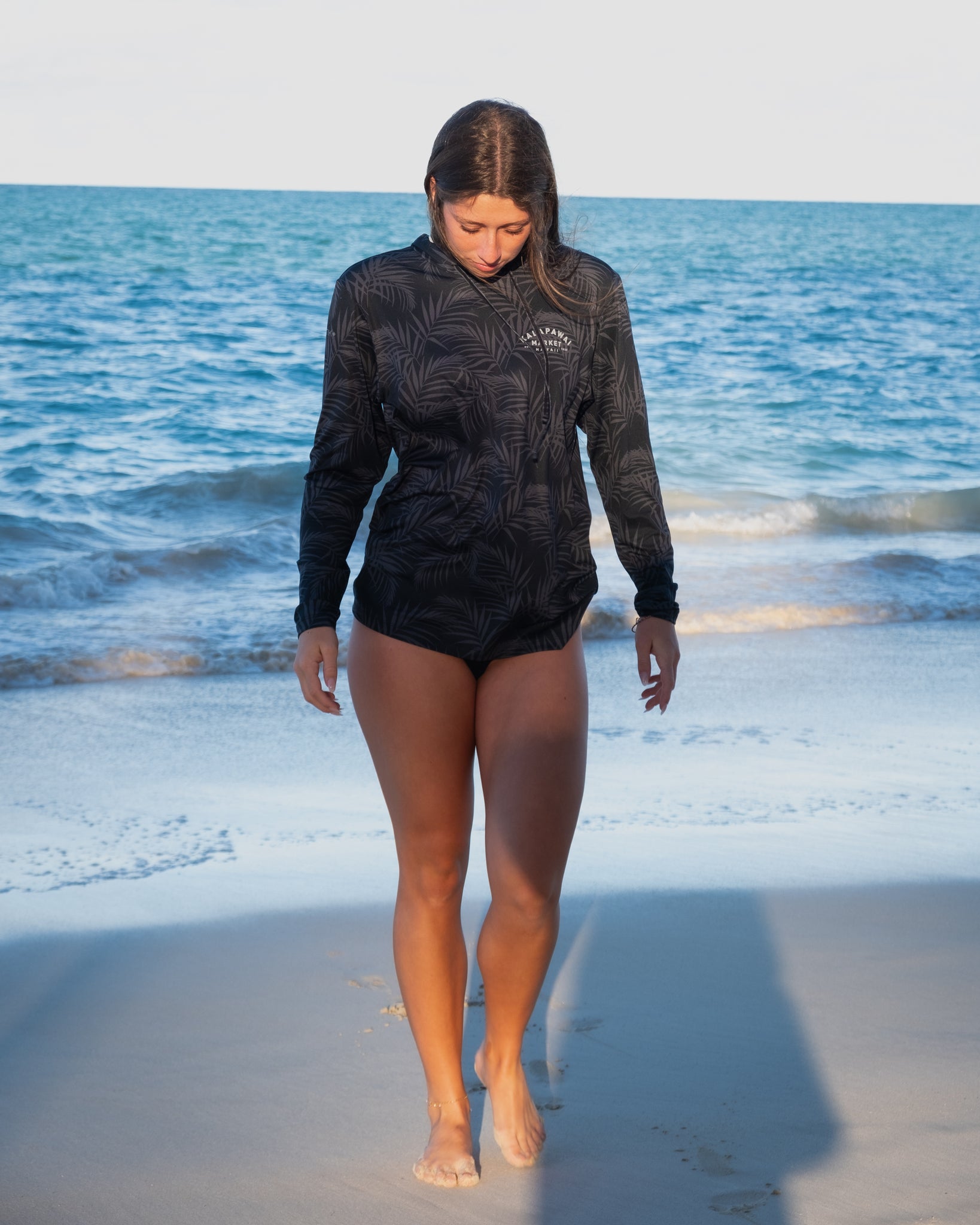 Anetik L/S Hoody (Black Palms)