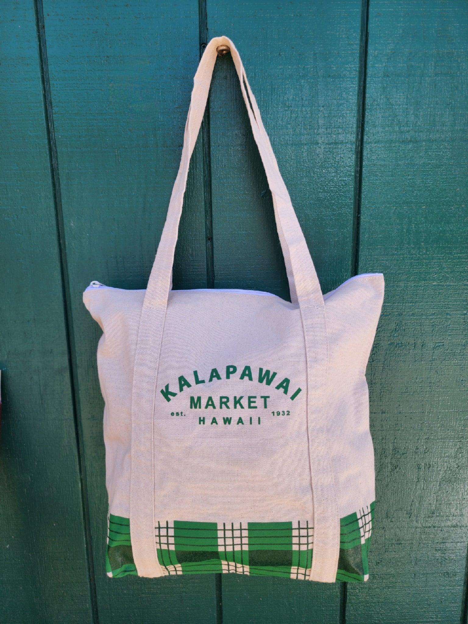 Kalapawai palaka tote with zipper