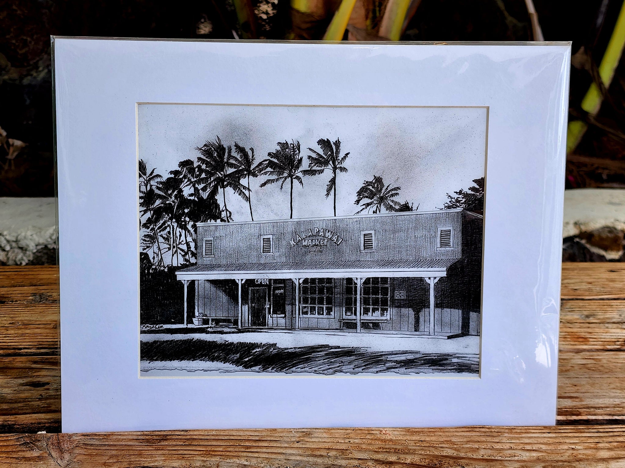 Kalapawai market sketch art